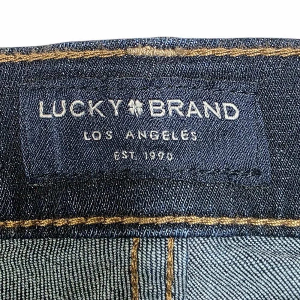 Lucky Brand Womens 8 29 Mid Rise Sweet Straight Jeans Dark Wash Denim